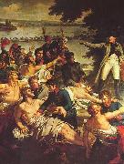 Charles Meynier Napoleons Ruckkehr auf die Insel Lobau am 23. Mai 1809 France oil painting artist